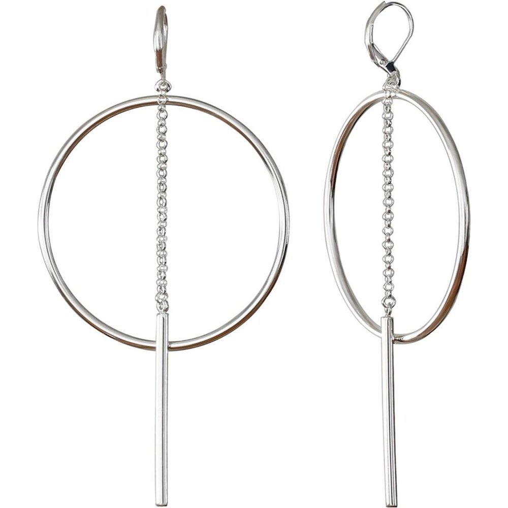 Silver  Hoop Earrings